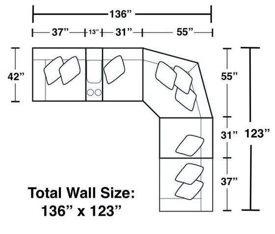 McPherson - Reclining Sectional