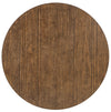 Artisan's Place - Complete Round Dining Table - Vintage Pine Ironwood