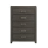 Sasha - 5 - Drawer Chest - Gray