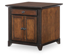  Fenmore - End Table - Mocha And Distressed Cherry