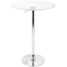  Clear - Adjustable Bar Table