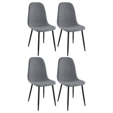  Dennison - Upholstered Dining Side Chair (Set of 4) - Gray