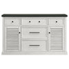 Aventine - 5-Drawer Sideboard Buffet Cabinet - Vintage White