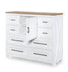 Franklin - Bureau Chest - Harvest Oak / Natural White