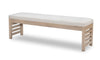 Edgewater Soft Sand - Upholstered Bench - Light Brown