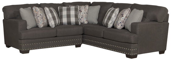 Crawford - 2 Piece Sectional With 9 Included Accent Pillows