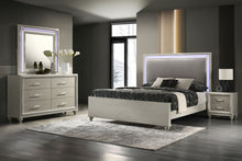  Lumina - 6/6 Eastern KIng 4 Piece Bedroom Set (Bed, Dresser, Mirror, Nightstand) - Gray