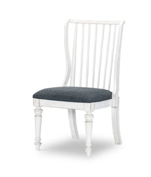  Cottage Park - Slat Back Side Chair (Set of 2) - White