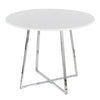 Cosmo - Canary Dining Table - Black Metal Base