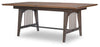 Fenmore - Trestle Dining Table - Mocha And Distressed Cherry