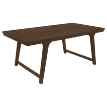  Reynolds - Rectangular Wood Dining Table - Brown Oak