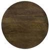 Yaritza - Round Mango Wood Coffee Table - Natural And Gunmetal