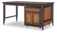  Fenmore - Kitchen Island Complete - Mocha And Distressed Cherry