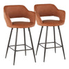 Margarite - Counter Stool - Black Metal (Set of 2)