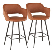  Margarite - Counter Stool - Black Metal (Set of 2)