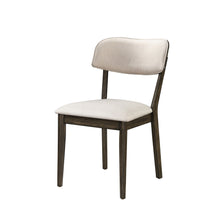  Rex - Open Back Dining Chair (Set of 2) - Brown And Beige