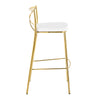 Modern Charlotte - 30" Fixed-Height Barstool (Set of 2)