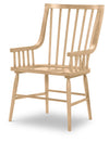 XXX's And OOO's - Windsor Arm Chair - Amber