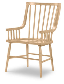  XXX's And OOO's - Windsor Arm Chair - Amber