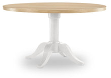  XXX's And OOO's - Complete Round Dining Table - Amber And Cotton