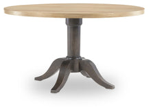  XXX's And OOO's - Complete Round Dining Table - Amber And Cocoa