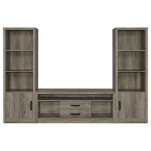  Burke - 3 Piece TV Entertainment Center - Gray Driftwood