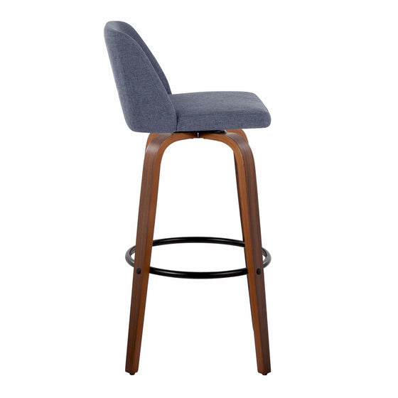 Toriano - 30" Fixed-Height Fabric Barstool (Set of 2)