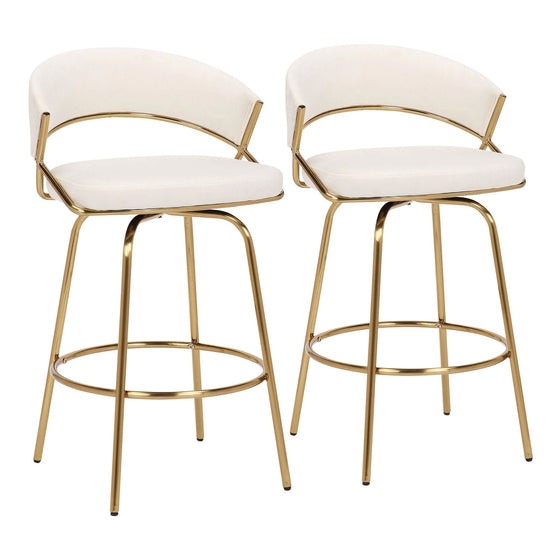 Jie - 26" Fixed-Height Counter Stool (Set of 2)