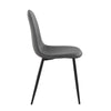 Pebble - Chair - Black Steel (Set of 2)