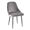 Marcel - Dining Chair (Set of 2) - Black Legs & Fabric