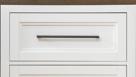 Beckett - Drawer Chest - Natural White With Dark Oak