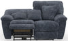 Paxon - Deep Seat Power Reclining Loveseat With Power Adjustable Headrest - Smoke