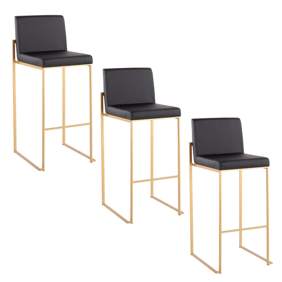 Fuji - High Back Barstool Set