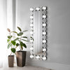 Aghes - Wall Mirror With Lighting - Silver