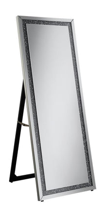  Seraphina - Acrylic Framed Standing Mirror - Silver