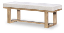  Torrance - Upholstered Bed Bench - Aged Driftwood