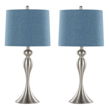  Ashland - 27" Metal Table Lamp (Set of 2) - Blue