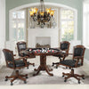 Turk - 5-Piece Dining And Game Table Set - Tobacco