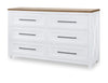 Franklin - Dresser - Harvest Oak / Natural White