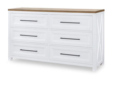  Franklin - Dresser - Harvest Oak / Natural White