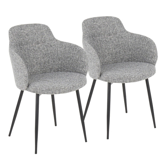 Boyne - Chair (Set of 2) - Black Legs