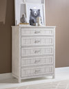 Preston - Five Drawer Chest - Bleached Linen