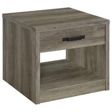  Felix - 1-Drawer Engineered Wood Side End Table - Gray Driftwood