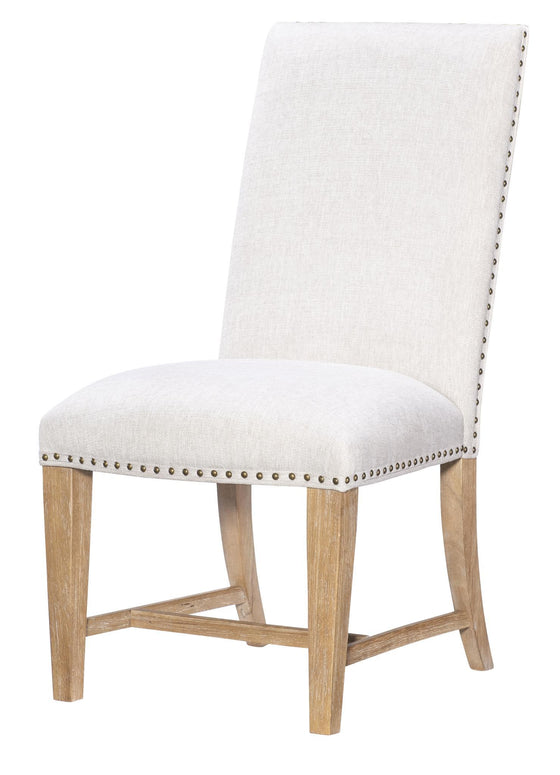 Torrance - Upholstered Side Chair - Aged Driftwood