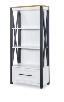  Franklin - Etagere - Harvest Oak / Natural White