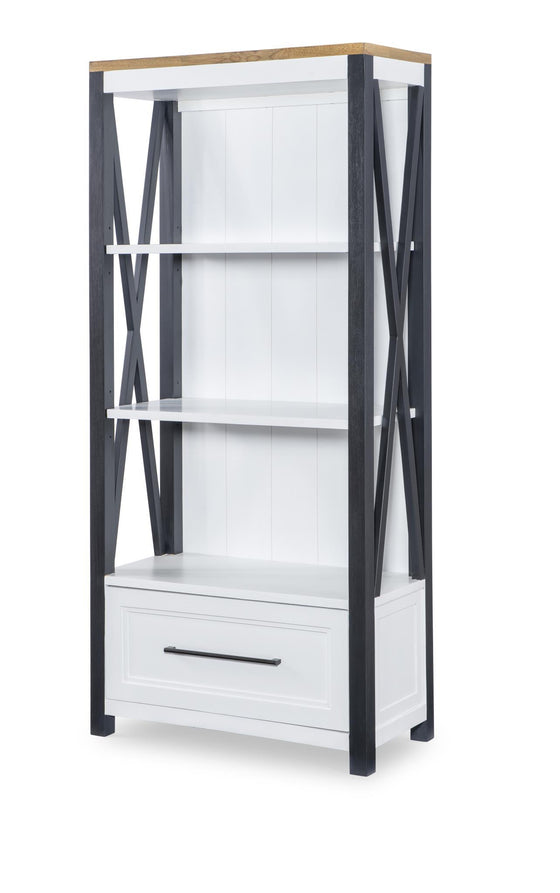 Franklin - Etagere - Harvest Oak / Natural White