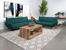  Acton - Upholstered Flared Arm Sofa Set