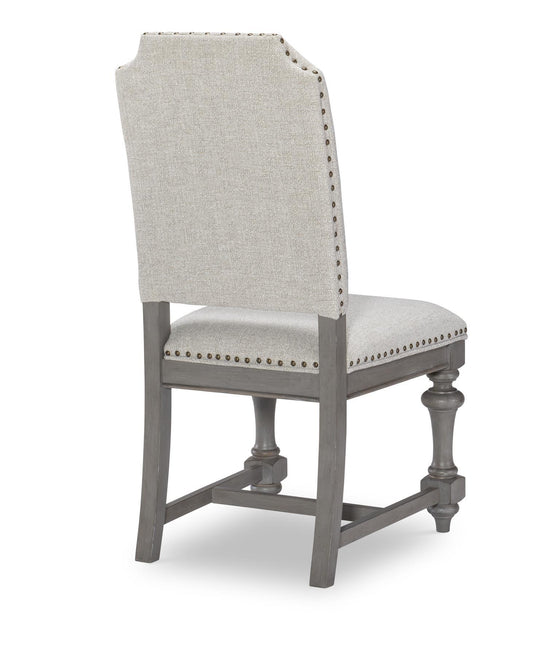 Kingston - Upholstered Side Chair - Sandalwood Brown / Tweed Gray