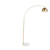 March - Floor Lamp - White Marble