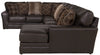 Denali - Italian Leather Match Sectional